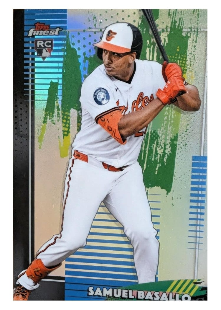 2026 Topps Finest Samuel Basallo #16 card