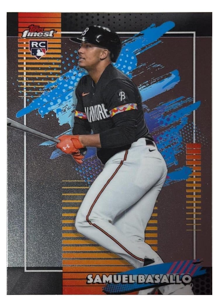 2026 Topps Finest Samuel Basallo #166 card