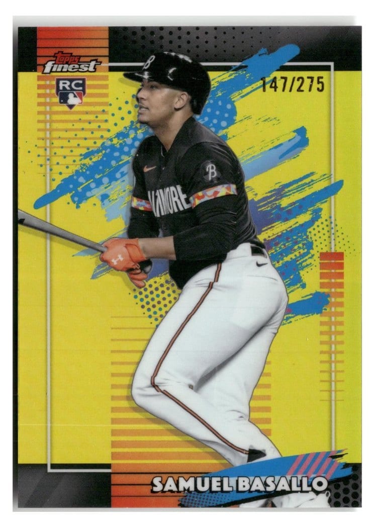 2026 Topps Finest Samuel Basallo #166 card