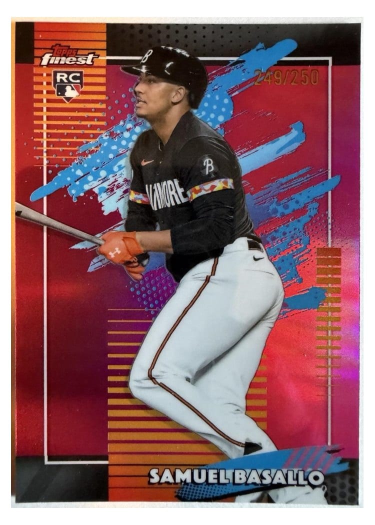 2026 Topps Finest Samuel Basallo #166 card