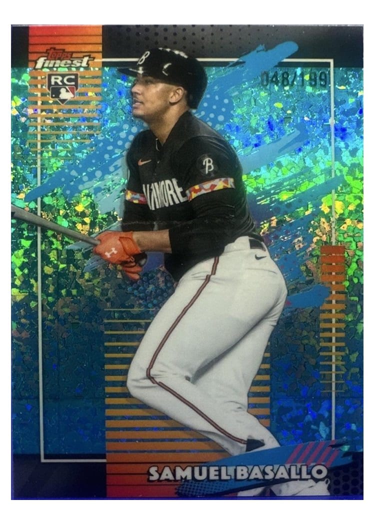 2026 Topps Finest Samuel Basallo #166 card