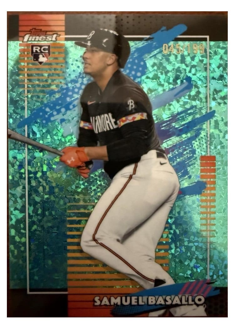2026 Topps Finest Samuel Basallo #166 card