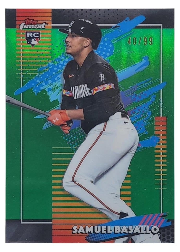 2026 Topps Finest Samuel Basallo #166 card