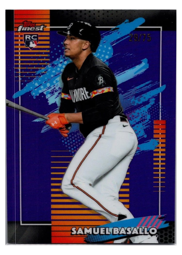 2026 Topps Finest Samuel Basallo #166 card