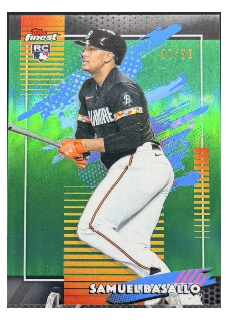 2026 Topps Finest Samuel Basallo #166 card