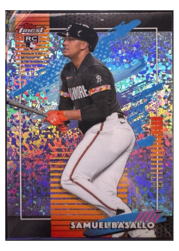 2026 Topps Finest Samuel Basallo #166 card