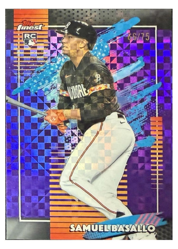 2026 Topps Finest Samuel Basallo #166 card