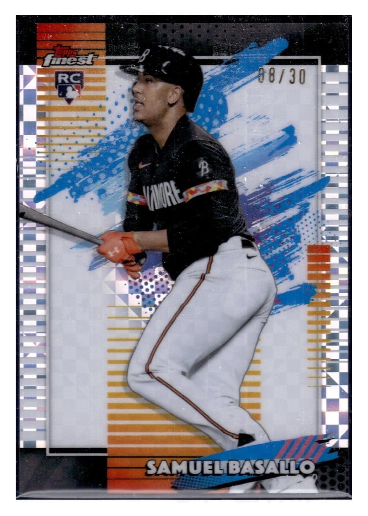 2026 Topps Finest Samuel Basallo #166 card