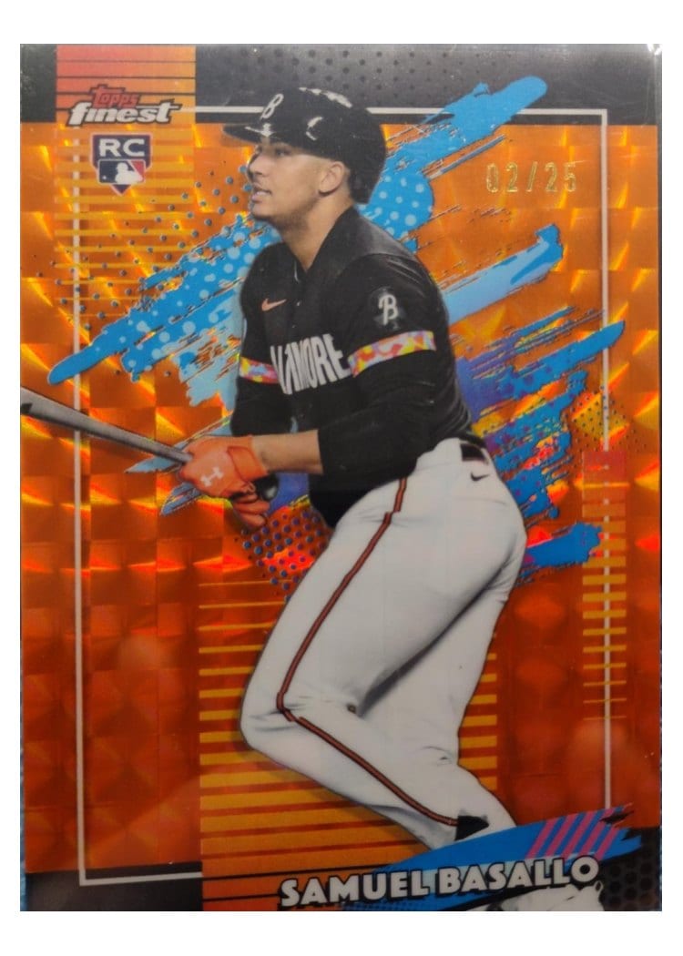 2026 Topps Finest Samuel Basallo #166 card