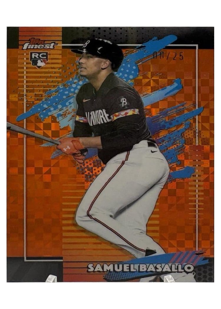 2026 Topps Finest Samuel Basallo #166 card