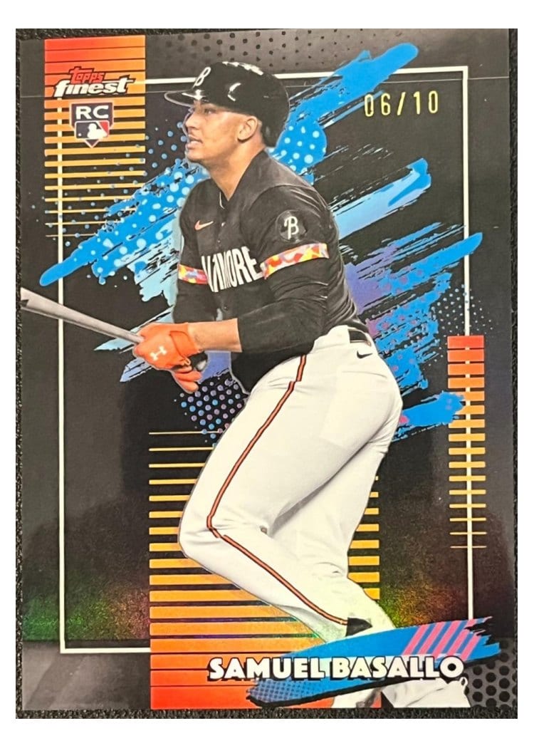 2026 Topps Finest Samuel Basallo #166 card