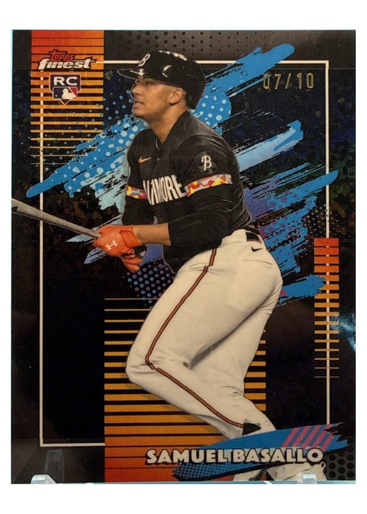 2026 Topps Finest Samuel Basallo #166 card