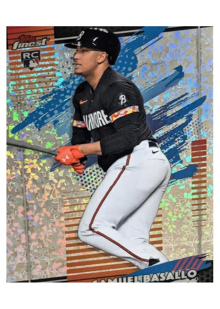 2026 Topps Finest Samuel Basallo #166 card