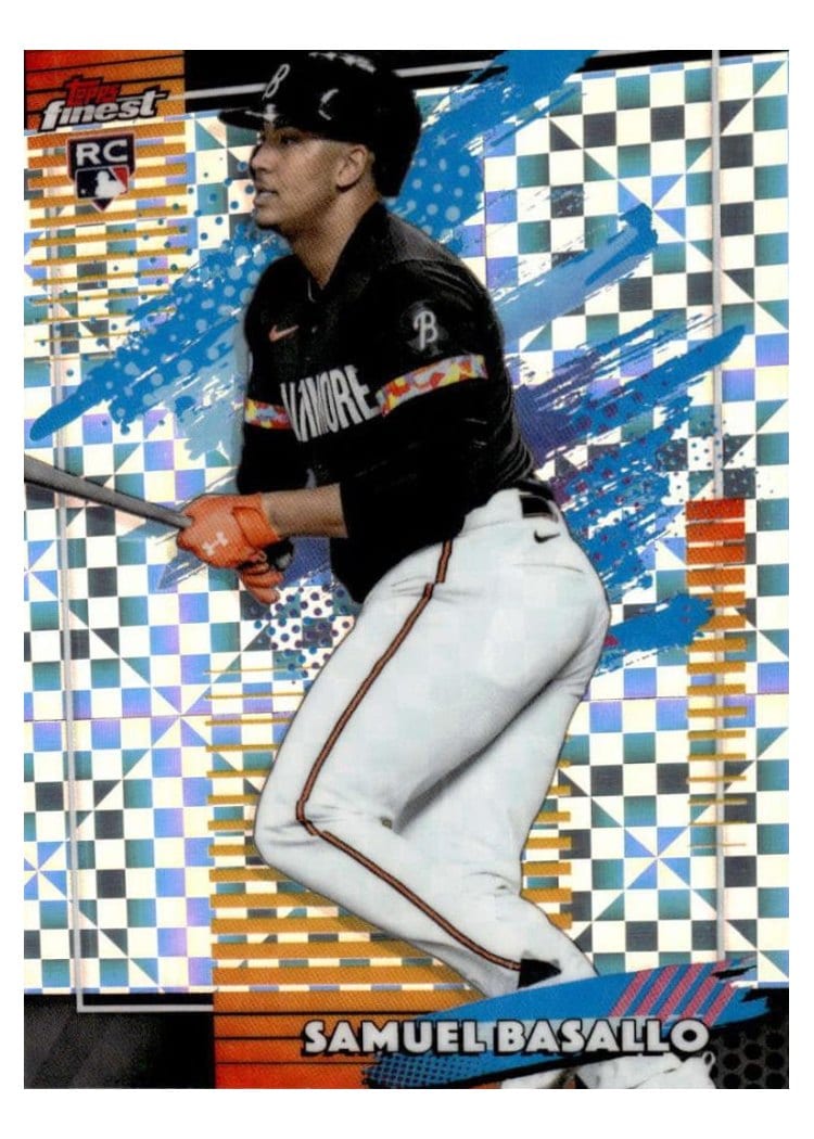 2026 Topps Finest Samuel Basallo #166 card