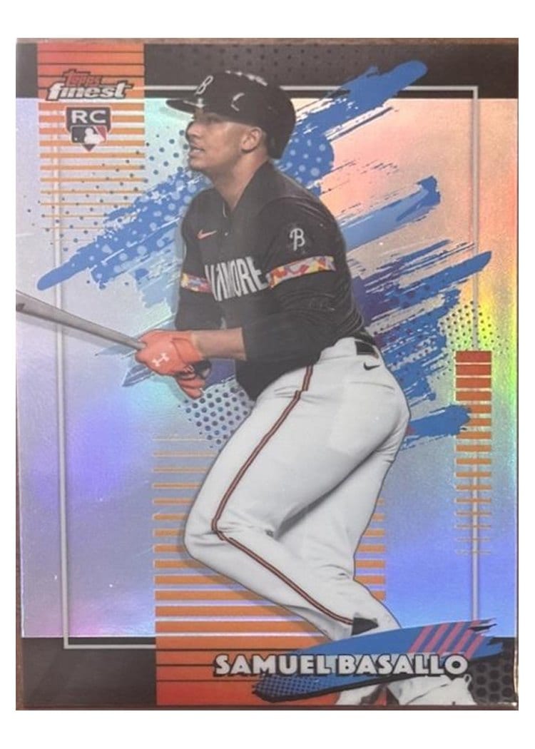 2026 Topps Finest Samuel Basallo #166 card