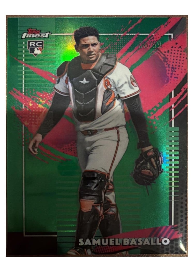 2026 Topps Finest Samuel Basallo #264 card