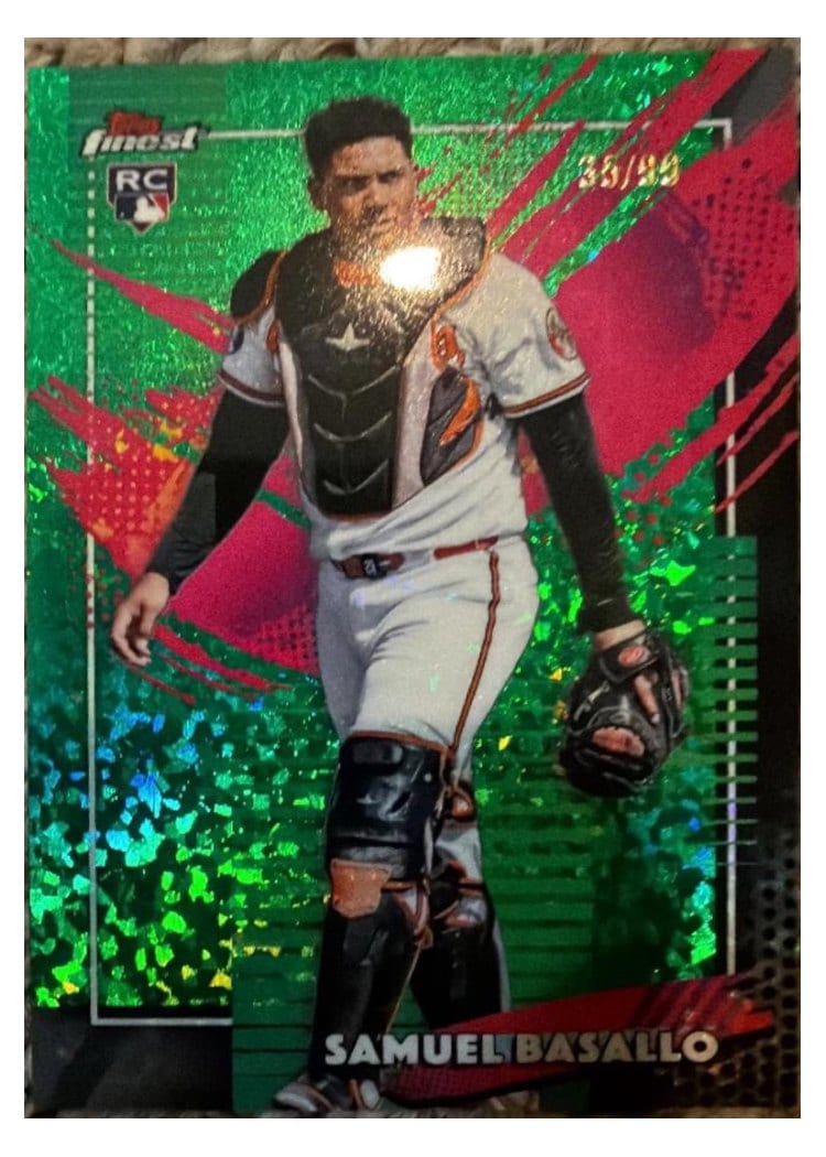 2026 Topps Finest Samuel Basallo #264 card