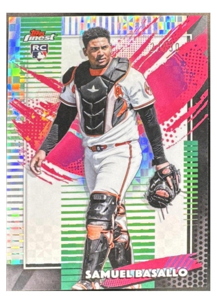 2026 Topps Finest Samuel Basallo #264 card