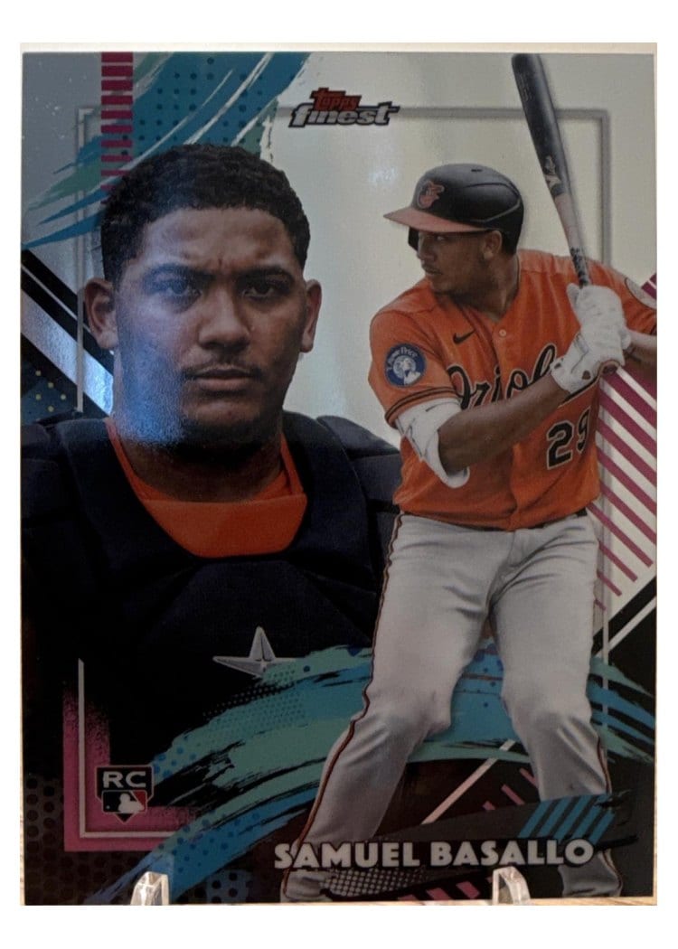 2026 Topps Finest Samuel Basallo #330 card