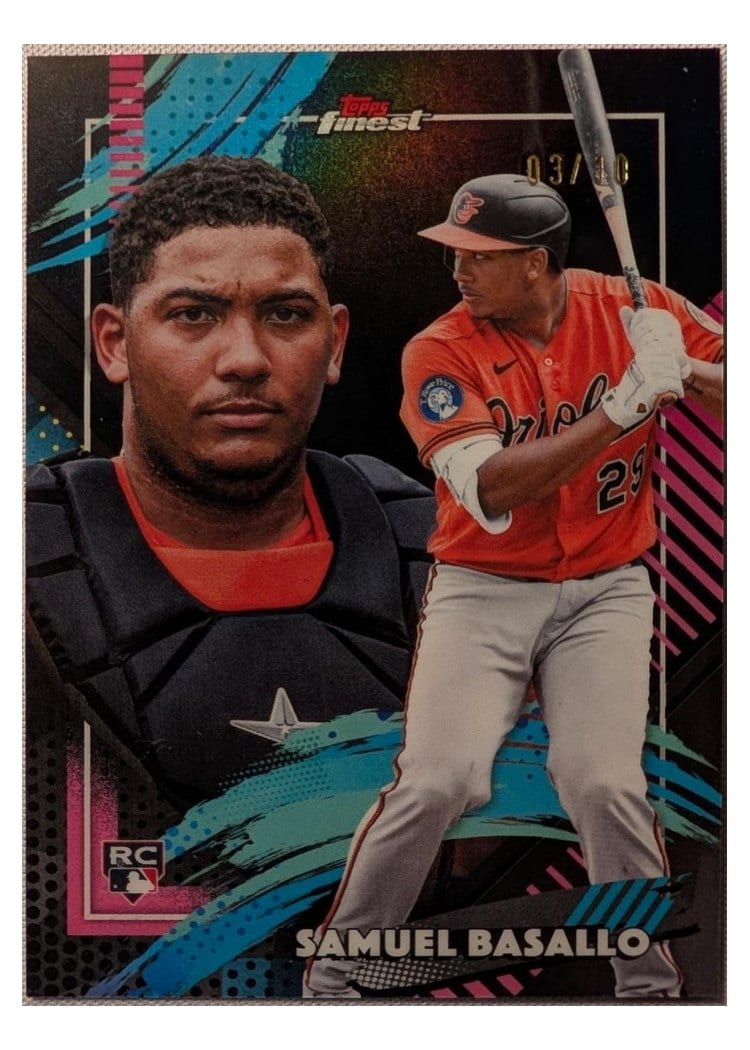2026 Topps Finest Samuel Basallo #330 card