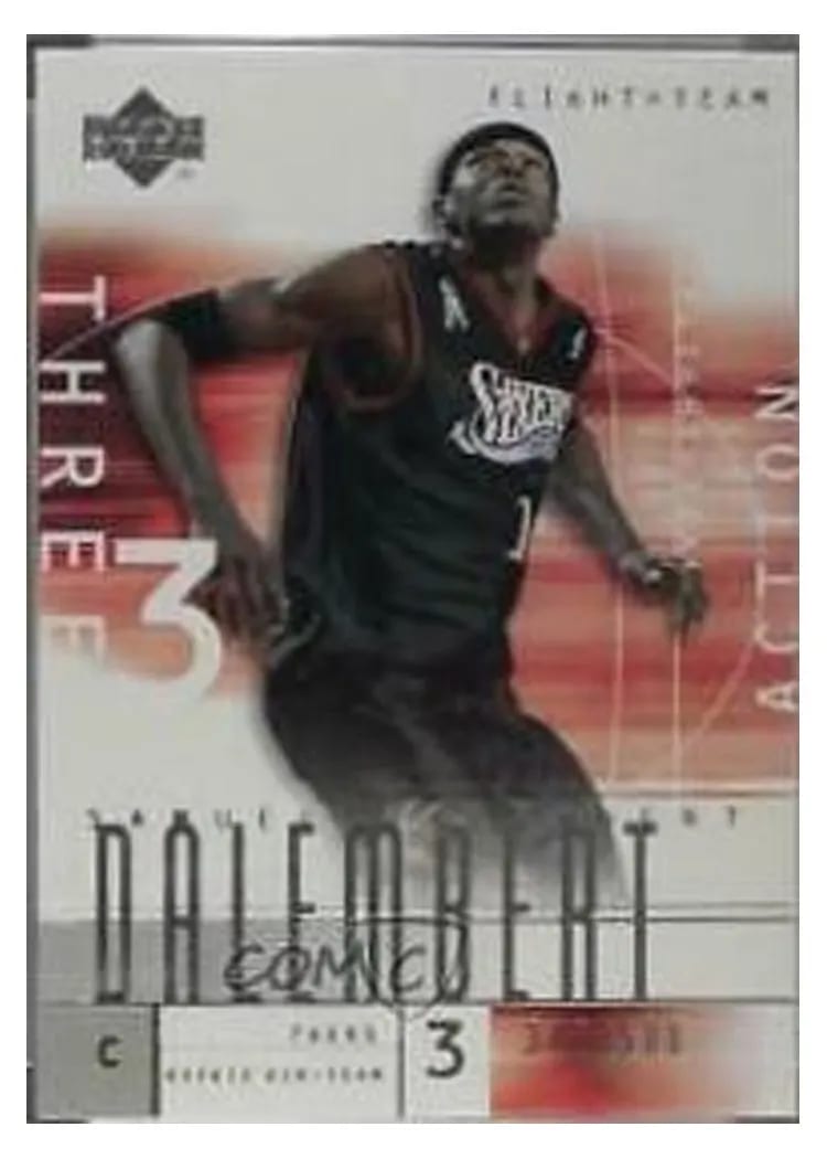 2001 Upper Deck Flight Team Samuel Dalembert #118 card
