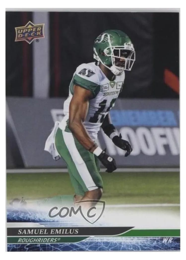 2025 Upper Deck CFL Samuel Emilus #9 card