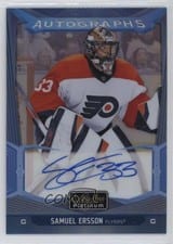 2024-25 O-Pee-Chee Platinum Blue Rainbow Autographs Samuel Ersson #BA-SE card