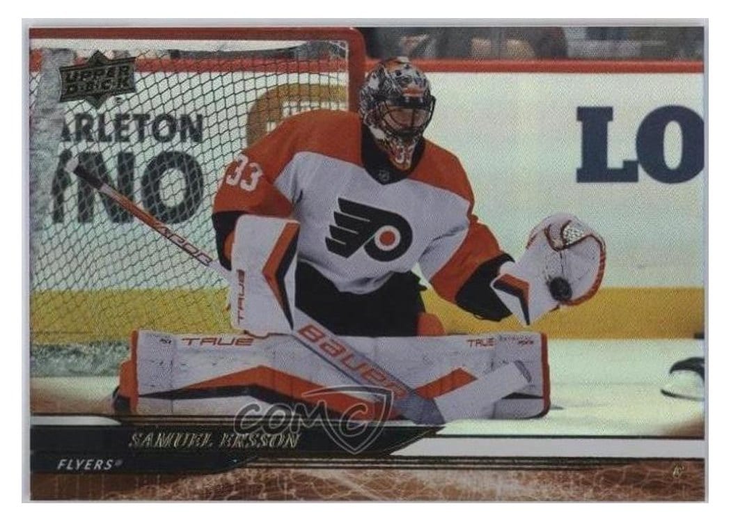 2024-25 Upper Deck Base Set Samuel Ersson Silver Foil #135 card