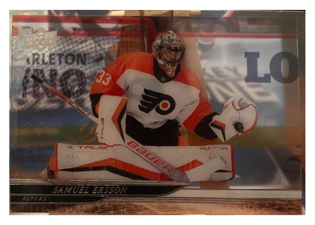 2024-25 Upper Deck Base Set Samuel Ersson #135 card