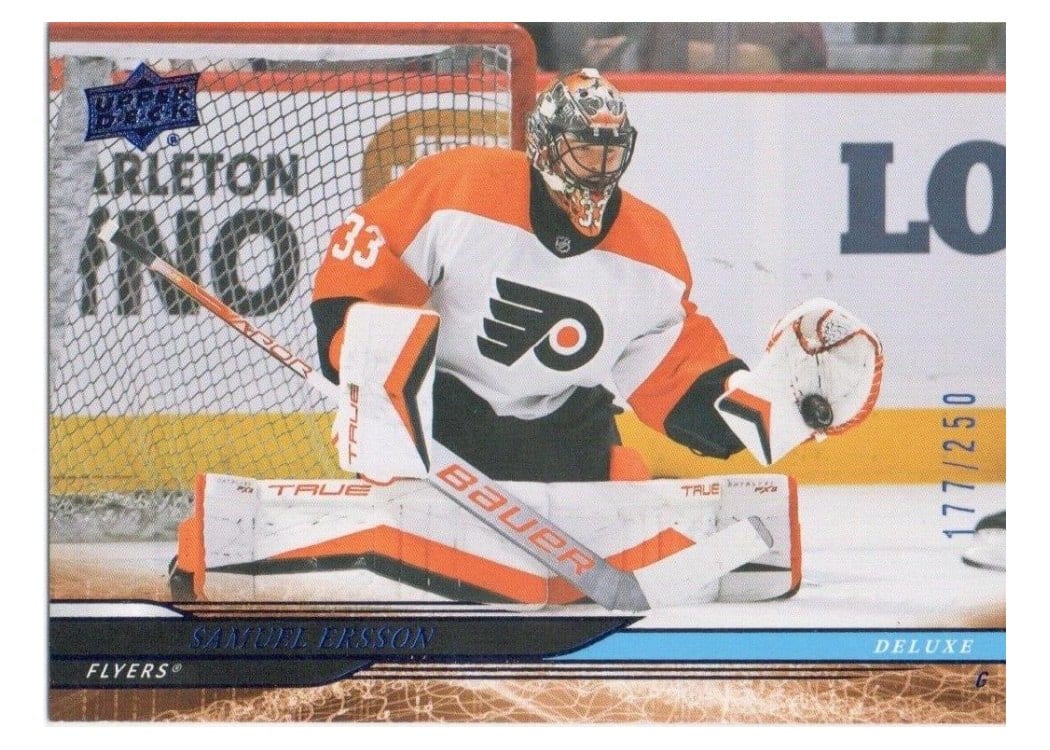 2024-25 Upper Deck Base Set Samuel Ersson #135 card