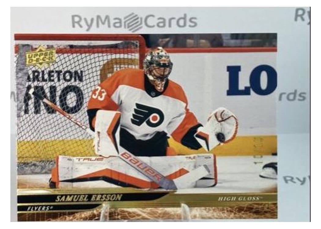 2024-25 Upper Deck Base Set Samuel Ersson #135 card