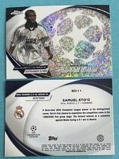 2023 Topps Chrome UEFA Club Starball Debut Samuel Eto'o #SD-11 card