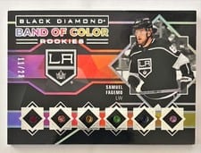 2022-23 Upper Deck Black Diamond Band of Color Rookies Samuel Fagemo #BCR-SF card