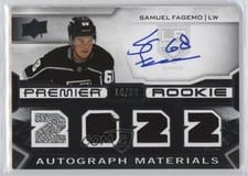 2022-23 Upper Deck Premier 2022 Premier Rookie Autograph Jersey Samuel Fagemo #PRA-SF card