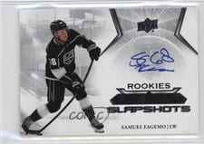 2022-23 Upper Deck Premier Premier Slapshots Autograph Rookies Samuel Fagemo #PSAR-SF card