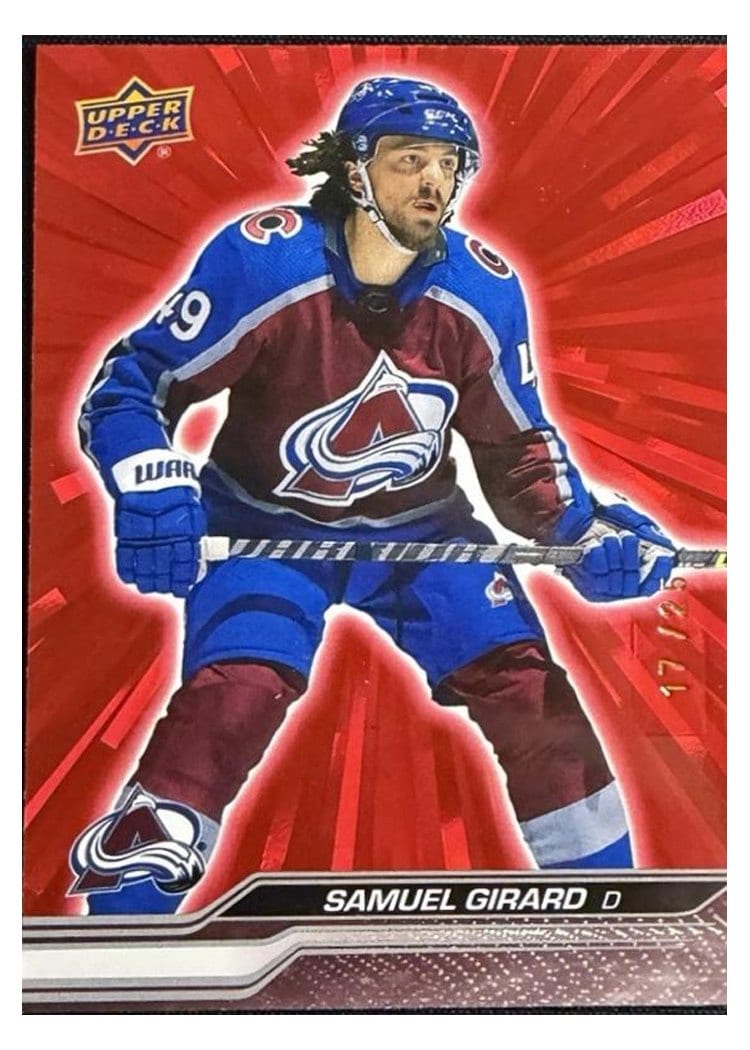 2023-24 Upper Deck Base Set Samuel Girard #296 card