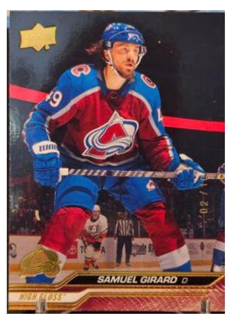 2023-24 Upper Deck Base Set Samuel Girard #296 card