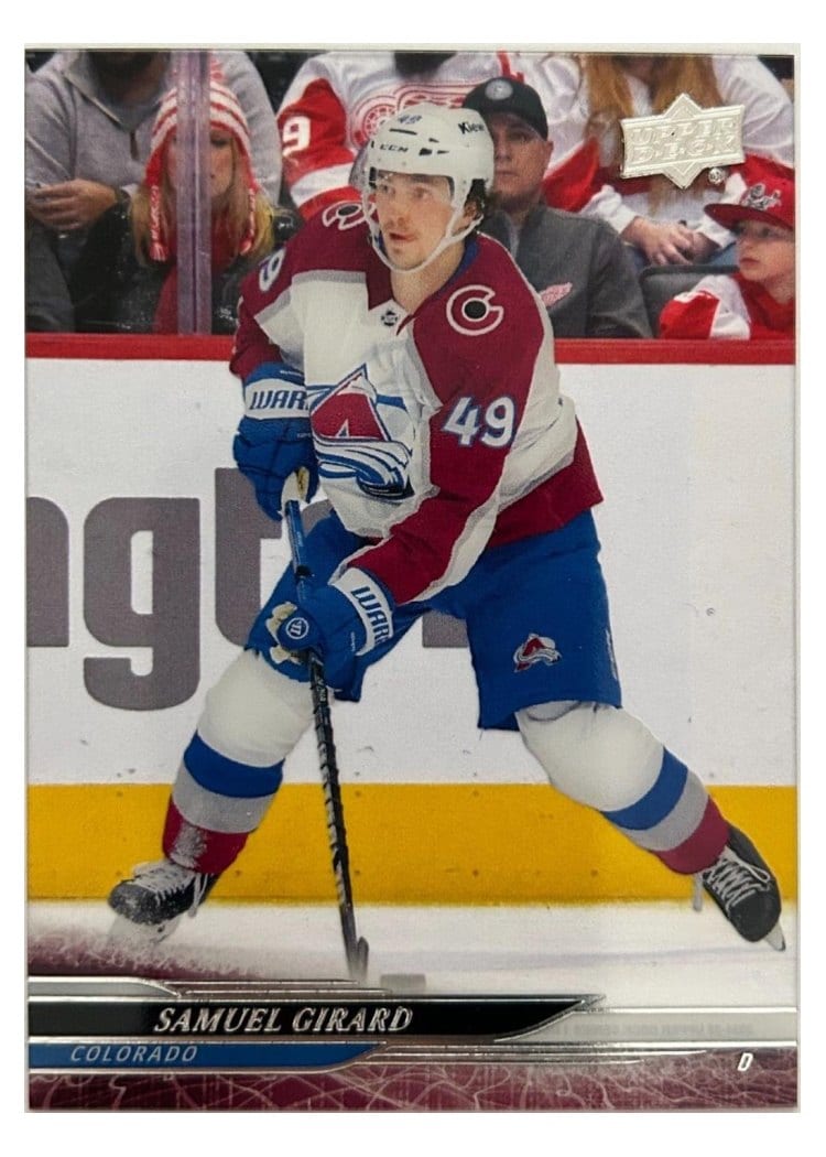 2024-25 Upper Deck Base Set Samuel Girard #49 card