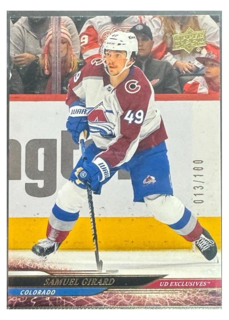 2024-25 Upper Deck Base Set Samuel Girard #49 card