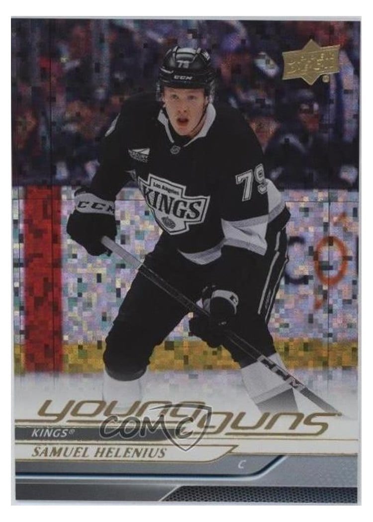 2024-25 Upper Deck Base Set Samuel Helenius Speckled Rainbow #719 card