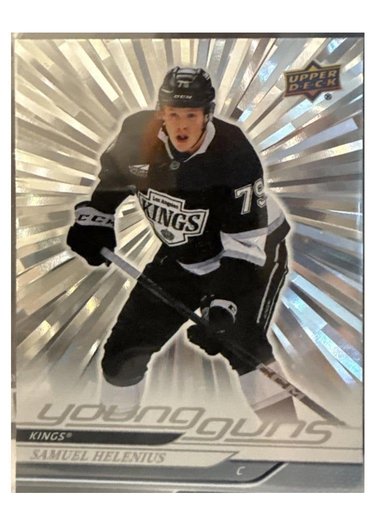 2024-25 Upper Deck Base Set Samuel Helenius Silver Foil #719 card