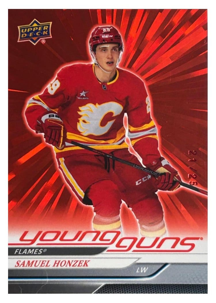 2024-25 Upper Deck Base Set Samuel Honzek #485 card