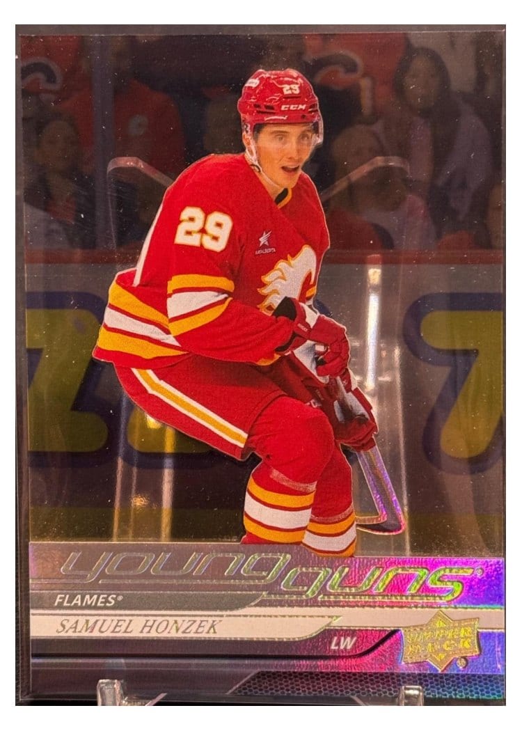 2024-25 Upper Deck Base Set Samuel Honzek #485 card