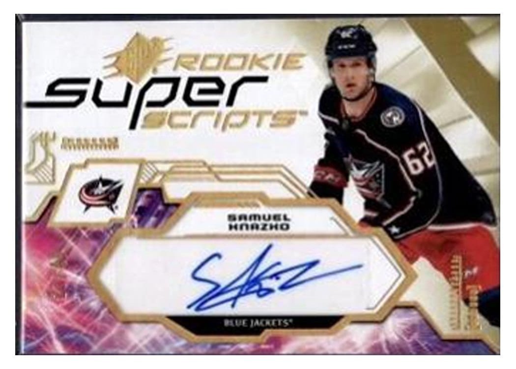 2023-24 SPx Rookie Superscripts Samuel Knazko #SSR-SK card