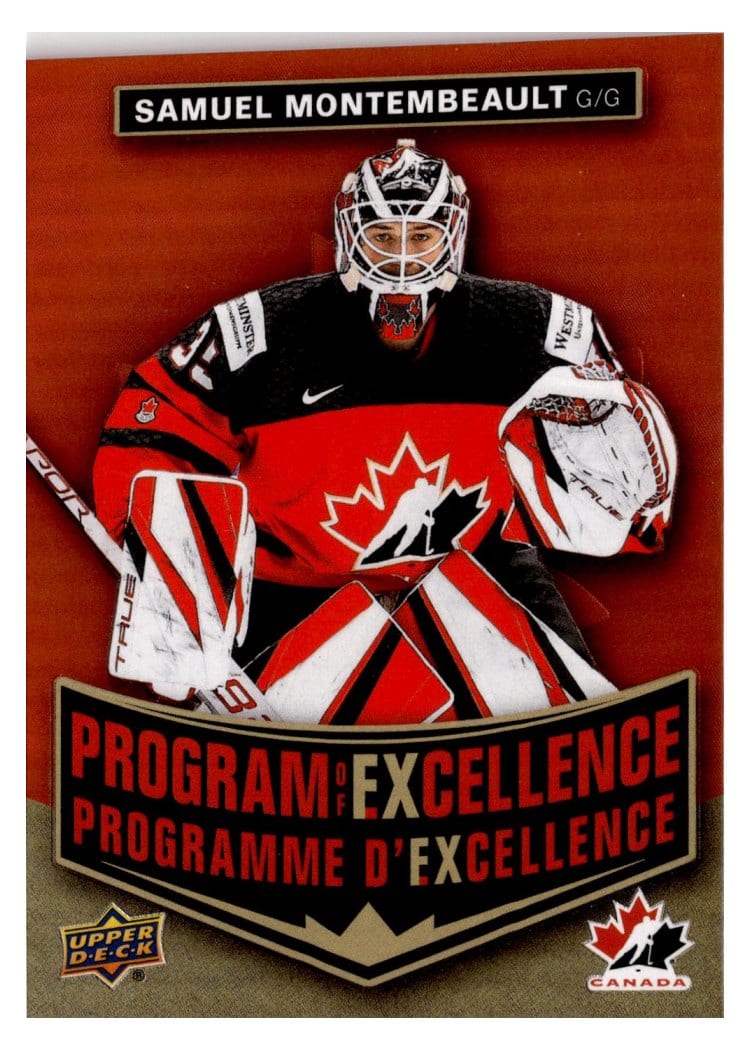 2025-26 Tim Hortons Team Canada Olympic Hockey Program of Excellence Samuel Montembeault #POE-13