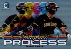 2023 Bowman Chrome Prospect Process Samuel Zavala #PRP-2 card