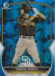2023 Bowman Sapphire Edition Base Set Samuel Zavala #BCP-75 card