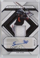 2023 Panini National Treasures Diamond Autographs Samuel Zavala #12 card