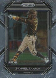 2023 Panini Prizm Base Set Samuel Zavala #168 card