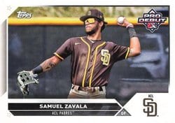 2023 Topps Pro Debut Base Set Samuel Zavala #PD-65 card